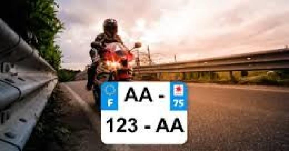 Plaque d immatriculation pour  