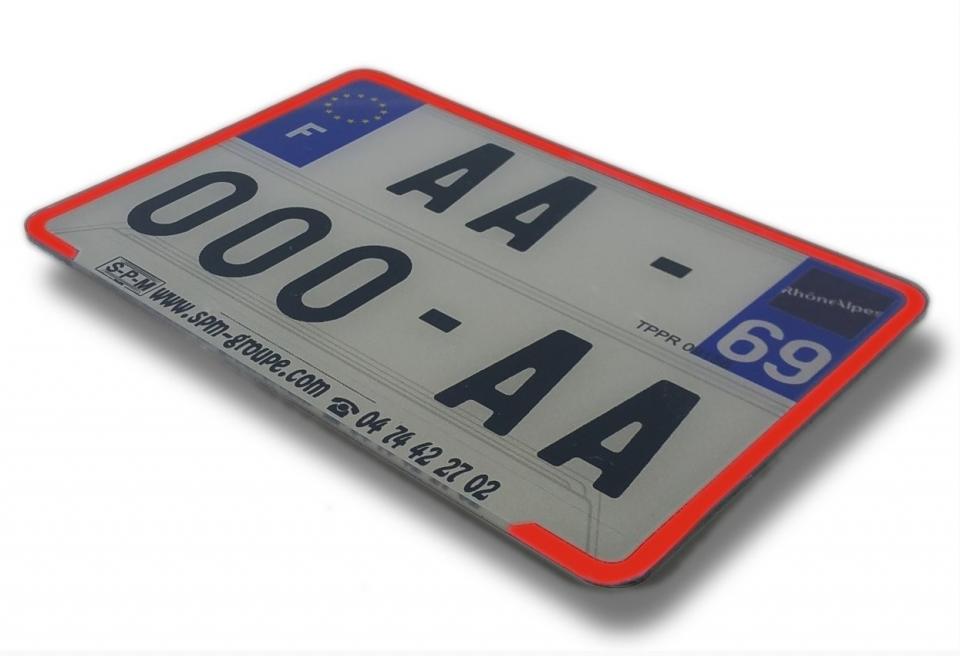 Plaque d immatriculation pour  