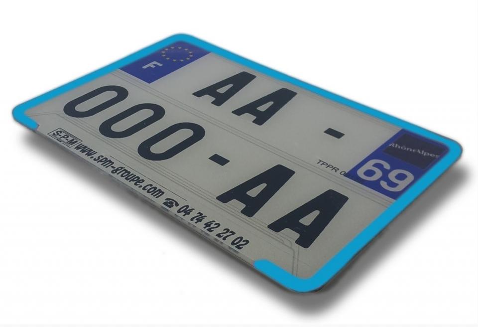 Plaque d immatriculation pour  