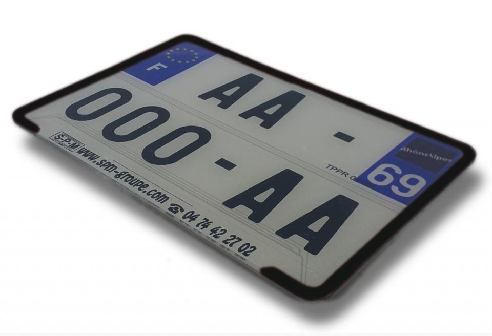 Plaque d immatriculation pour  