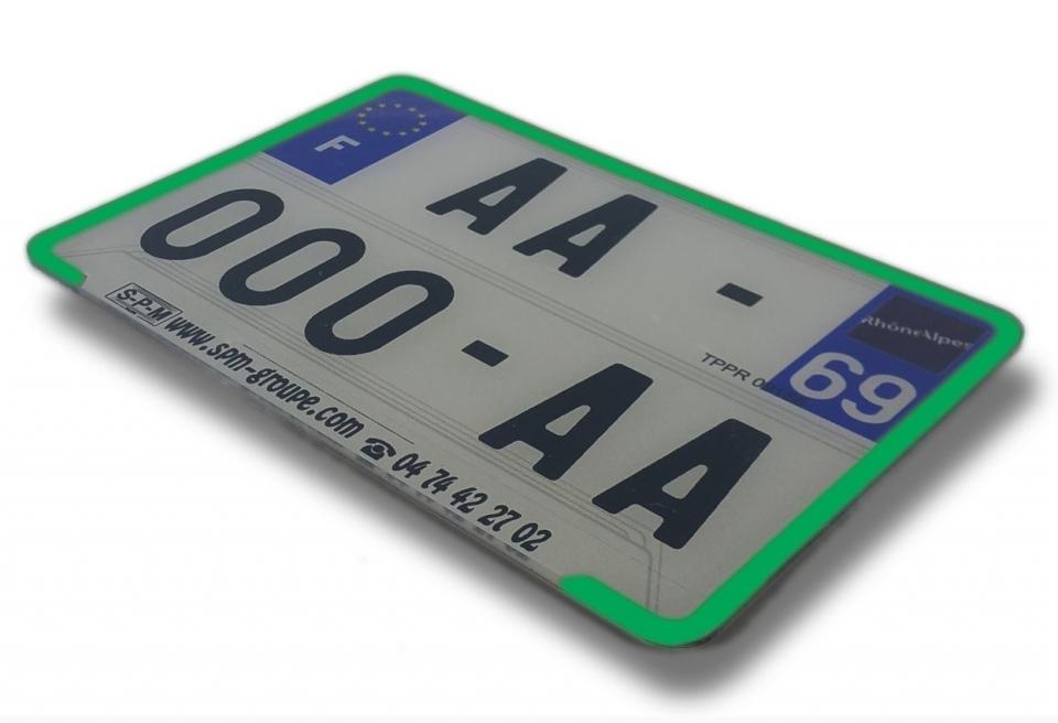Plaque d immatriculation pour  