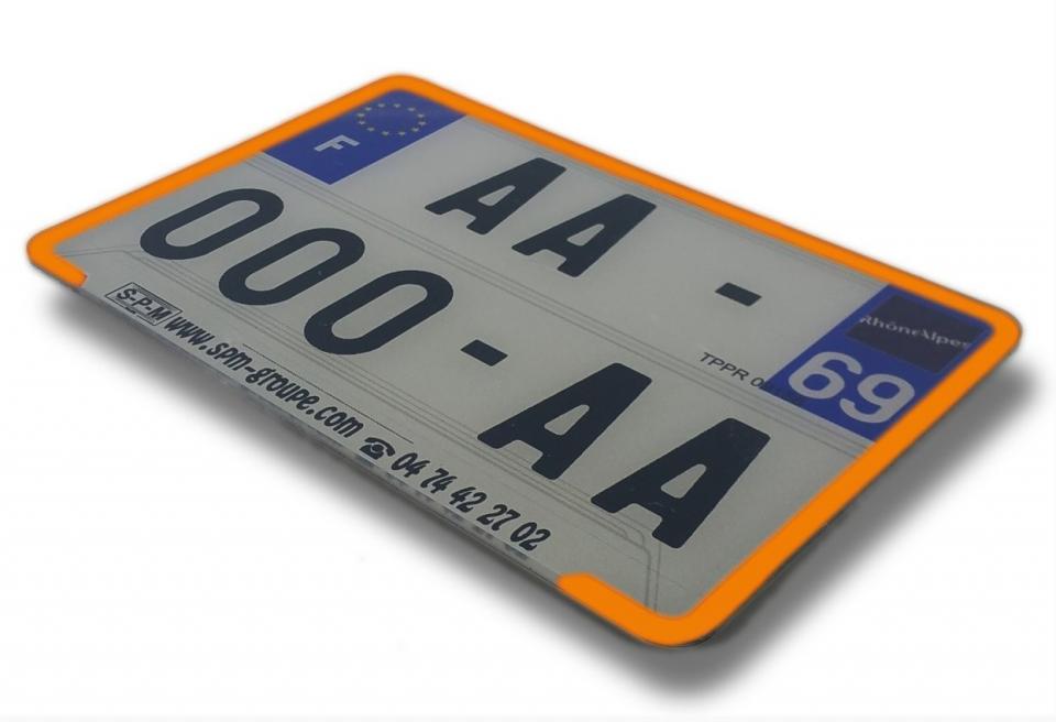Plaque d immatriculation pour  