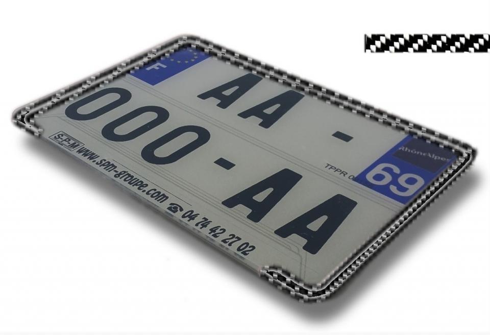 Plaque d immatriculation pour  