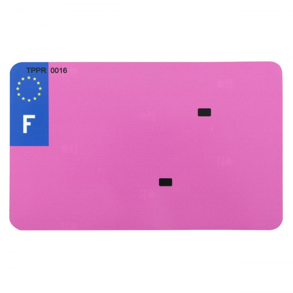 Plaque d immatriculation pour  