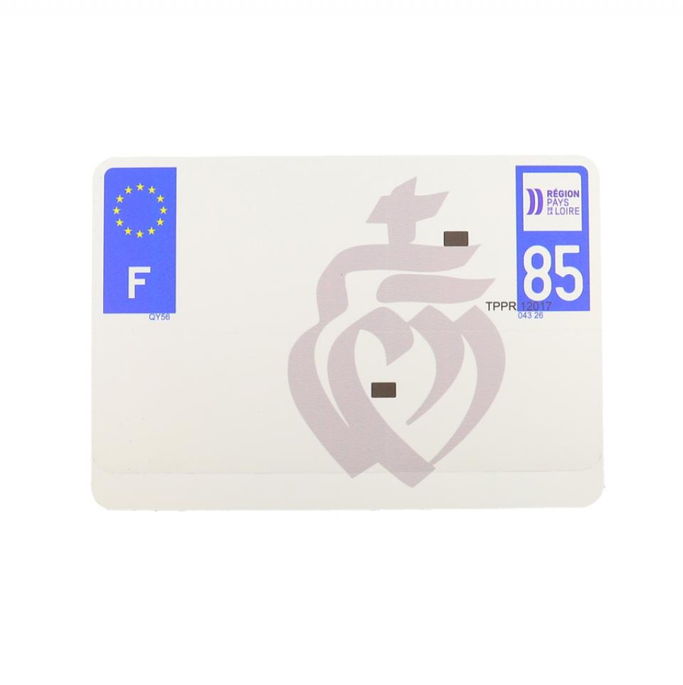 Plaque d immatriculation pour  