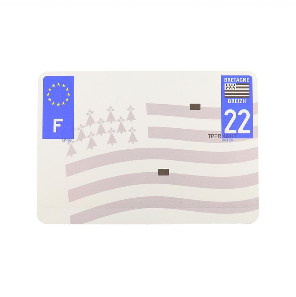 Plaque d immatriculation pour  