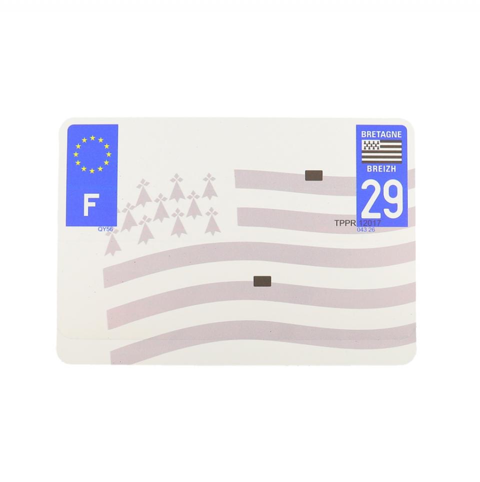 Plaque d immatriculation pour  