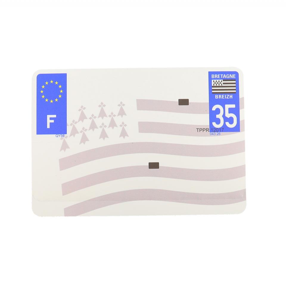 Plaque d immatriculation pour  