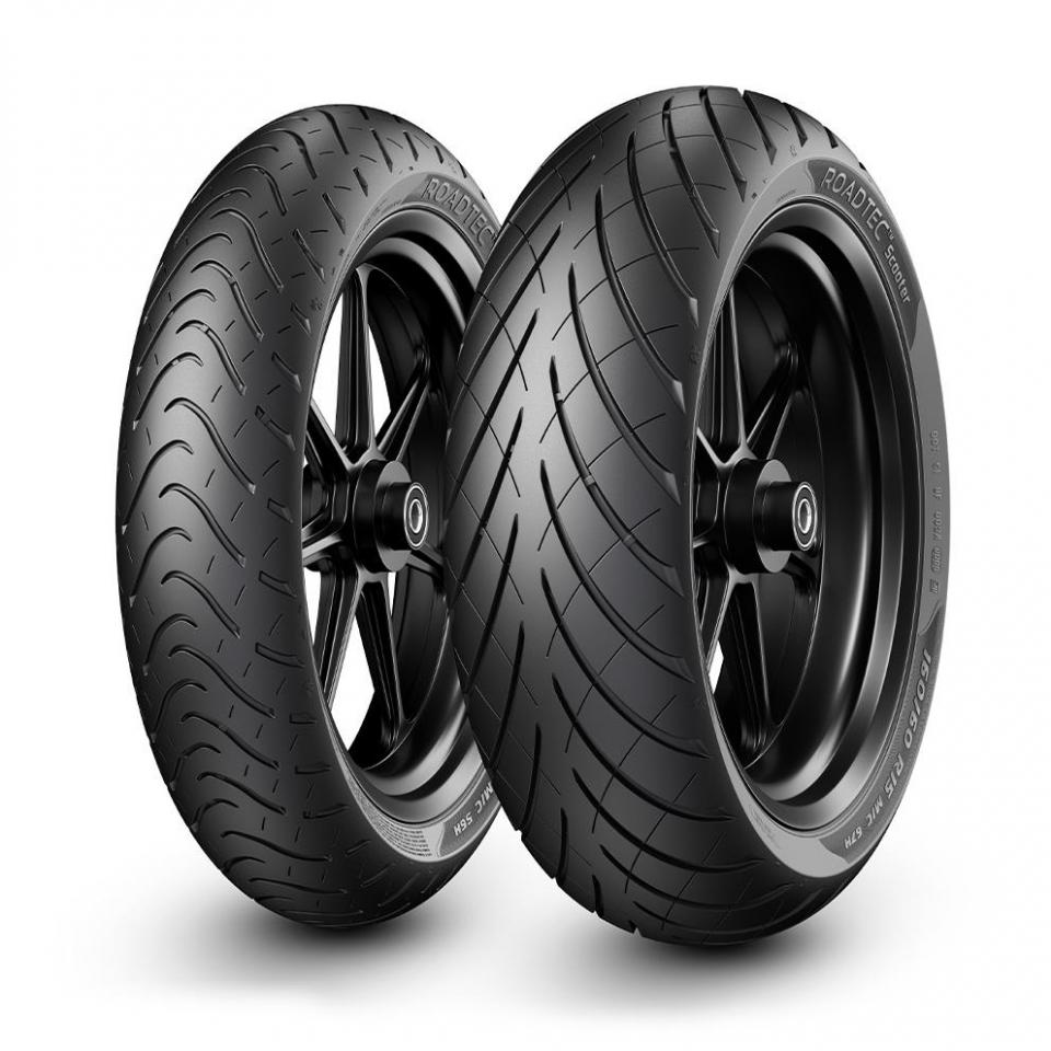 Pneu 90-80-14 Metzeler pour Scooter Yamaha 125 MW Tricity 3 Roues Euro4 2017 à 2021 AVG / AVD Neuf