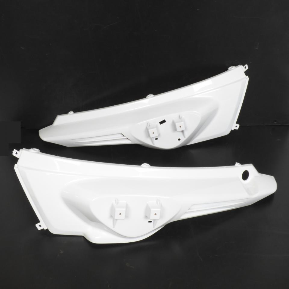 Coque arrière blanc brillant droite gauche Tun'R pour scooter MBK 50 Stunt neuf