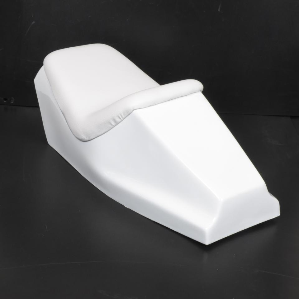 Coque arrière RSM pour Mobylette MBK 50 51 Racing blanche Neuf