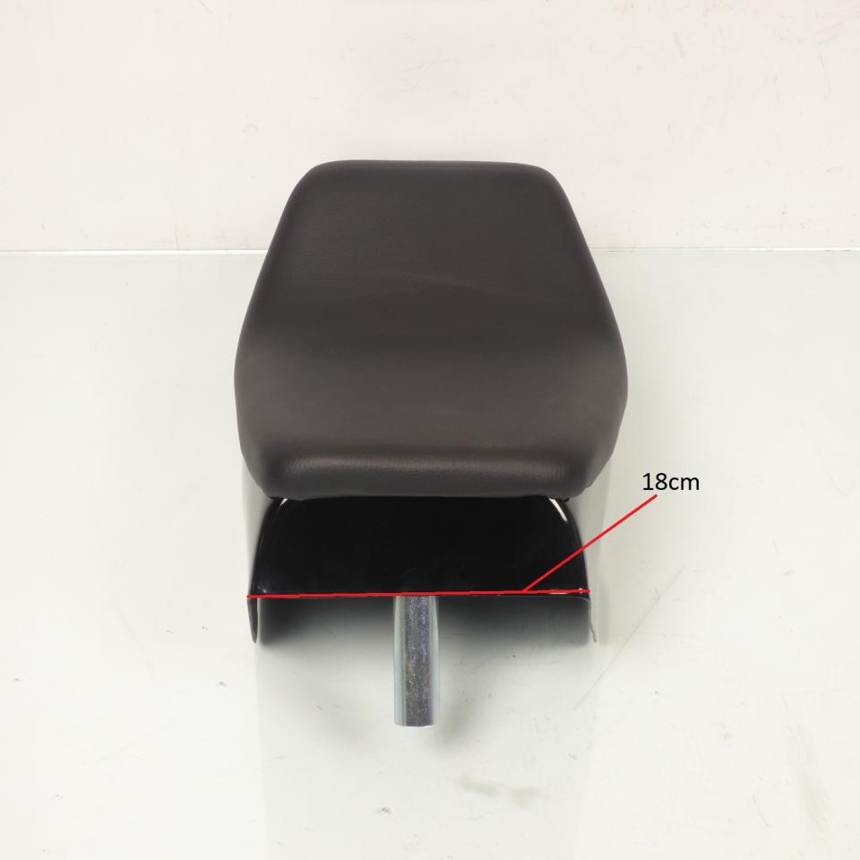 Coque arrière RSM pour Mobylette MBK 50 51 GP Racing noire Neuf