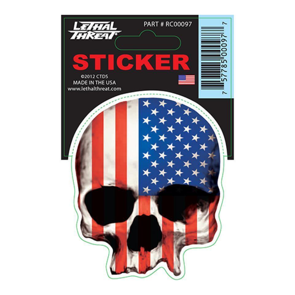 Autocollant stickers LETHAL THREAT pour Moto Neuf