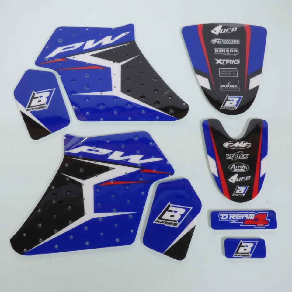 Kit déco bleu Blackbird pour moto enfant Yamaha 50 PW 1991 à 2021 2224N Neuf