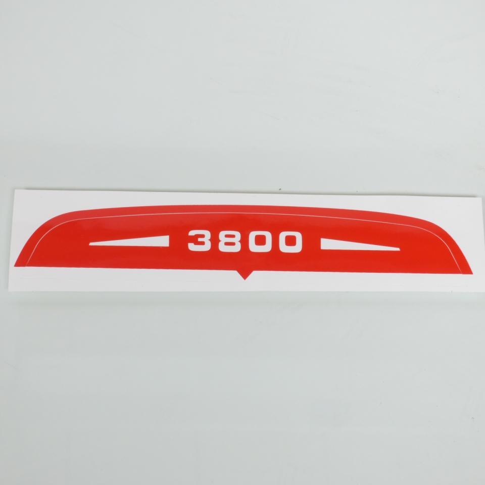 Autocollant stickers 3800 rouge et blanc de capot filtre à air pour Solex 3800 Neuf