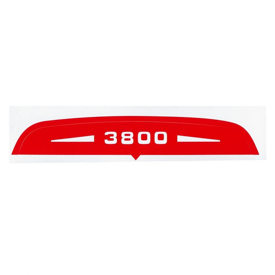 Autocollant stickers 3800 rouge et blanc de capot filtre à air pour Solex 3800 Neuf