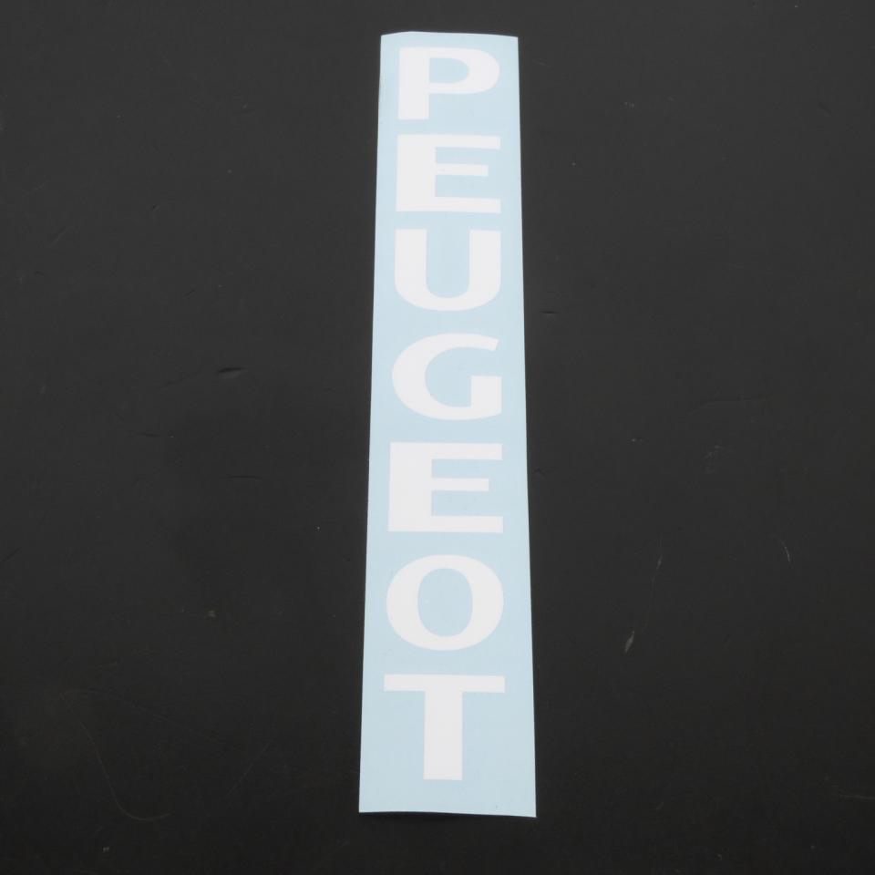 Autocollant stickers transfert PEUGEOT blanc pour fourche mobylette Peugeot