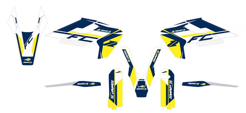 Autocollant stickers Swaps pour Moto KTM 250 Sx-F 4T 2016 à 2018 Neuf