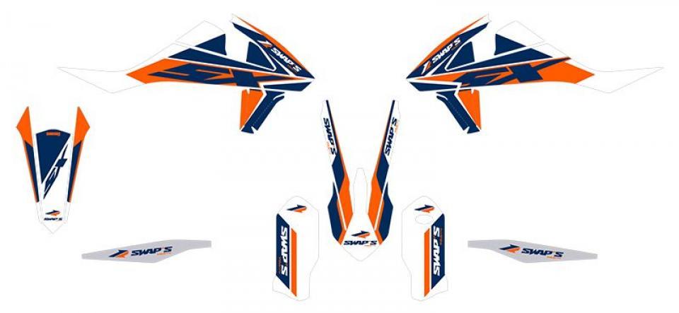 Autocollant stickers Swaps pour Moto KTM 250 SX 2016 à 2018 Neuf