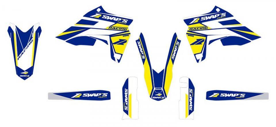 Autocollant stickers Swaps pour Moto Sherco 450 Se I F 4T Enduro 2016 Neuf
