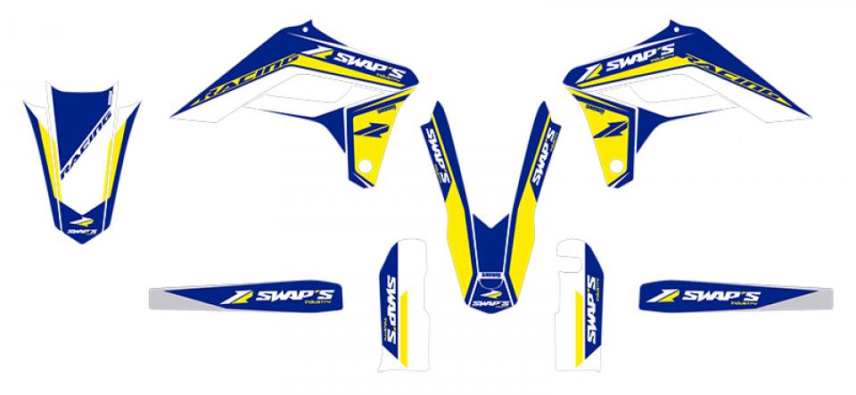 Autocollant stickers Swaps pour Moto Sherco 250 Se I F 4T Enduro 2017 à 2018 Neuf