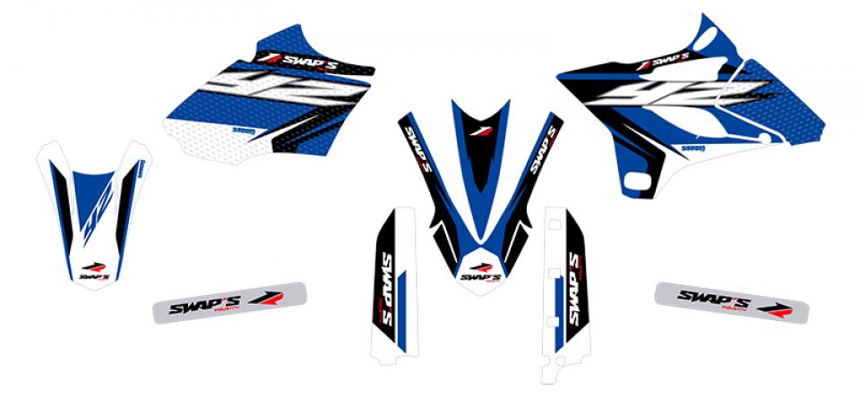 Autocollant stickers Swaps pour Moto Yamaha 85 YZ grandes roues 2015 à 2019 Neuf