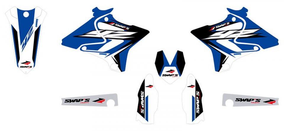 Autocollant stickers Swaps pour Moto Yamaha 125 YZ 2015 à 2021 Neuf