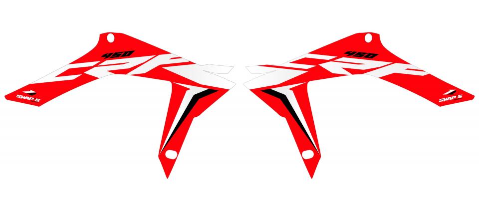 Autocollant stickers Swaps pour Moto Honda 450 Cr-F R 2017 à 2018 Neuf
