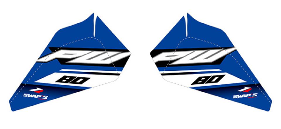Autocollant stickers Swaps pour Moto Yamaha 80 PW 1983 à 2010 Neuf