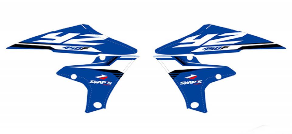 Autocollant stickers Swaps pour Moto Yamaha 450 Yz-F 4T 2018 à 2022 Neuf