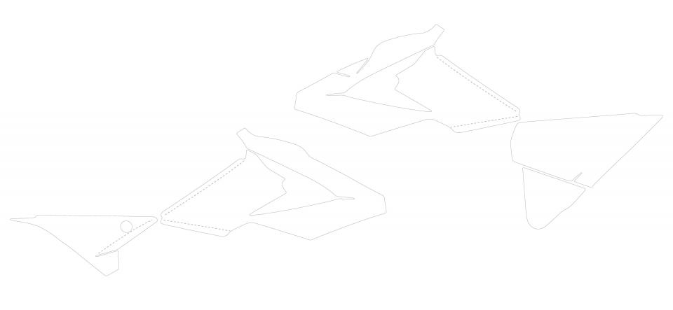 Autocollant stickers Swaps pour Moto Beta 350 Rr 4T 2018 Neuf