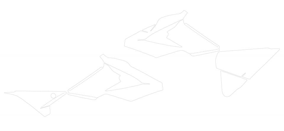 Autocollant stickers Swaps pour Moto Beta 350 Rr 4T 2018 Neuf