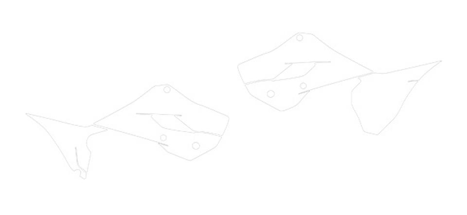 Autocollant stickers Swaps pour Moto Husqvarna 85 Tc Petites Roues 2015 à 2017 Neuf