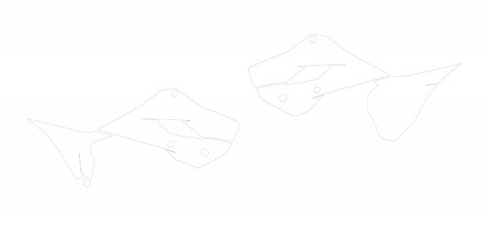 Autocollant stickers Swaps pour Moto Husqvarna 85 Tc Petites Roues 2015 à 2017 Neuf