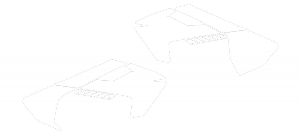 Autocollant stickers Swaps pour Moto Husqvarna 250 Te 2T 2017 Neuf