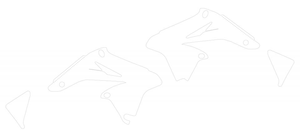 Autocollant stickers Swaps pour Moto Suzuki 250 Rm-Z 4T 2010 à 2018 Neuf