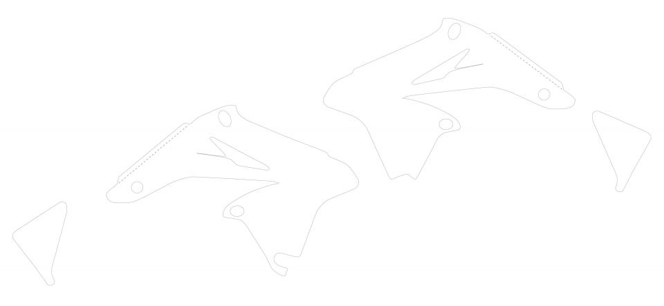 Autocollant stickers Swaps pour Moto Suzuki 250 Rm-Z 4T 2010 à 2018 Neuf