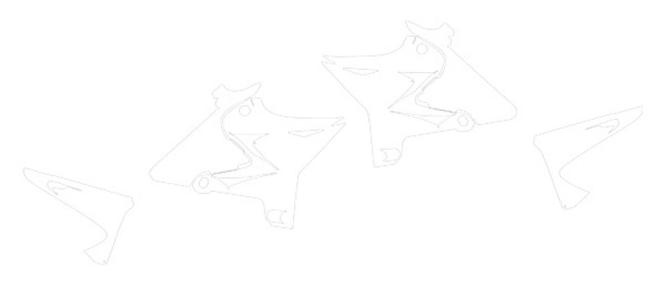 Autocollant stickers Swaps pour Moto Yamaha 125 YZ 2002 à 2021 Neuf