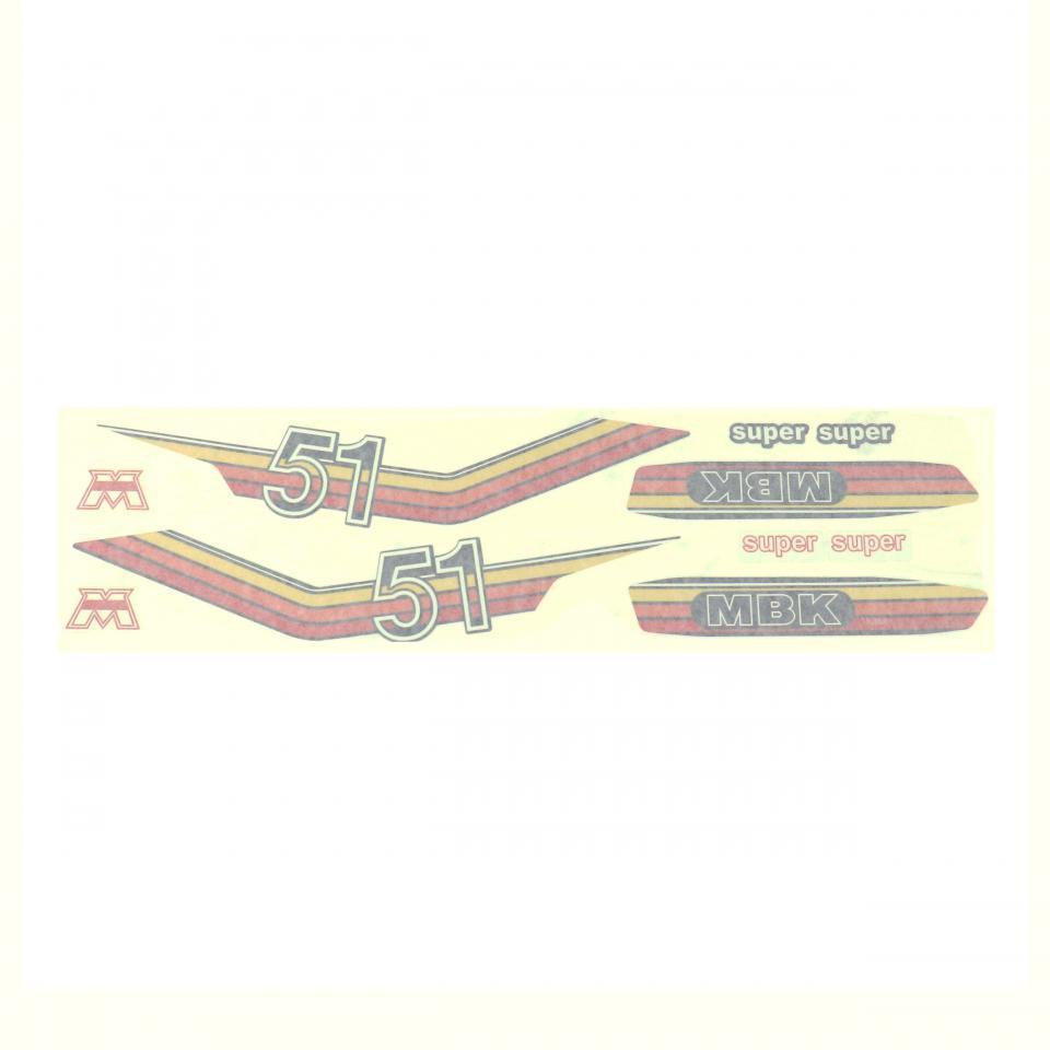 Autocollant stickers pour MBK 51 Super