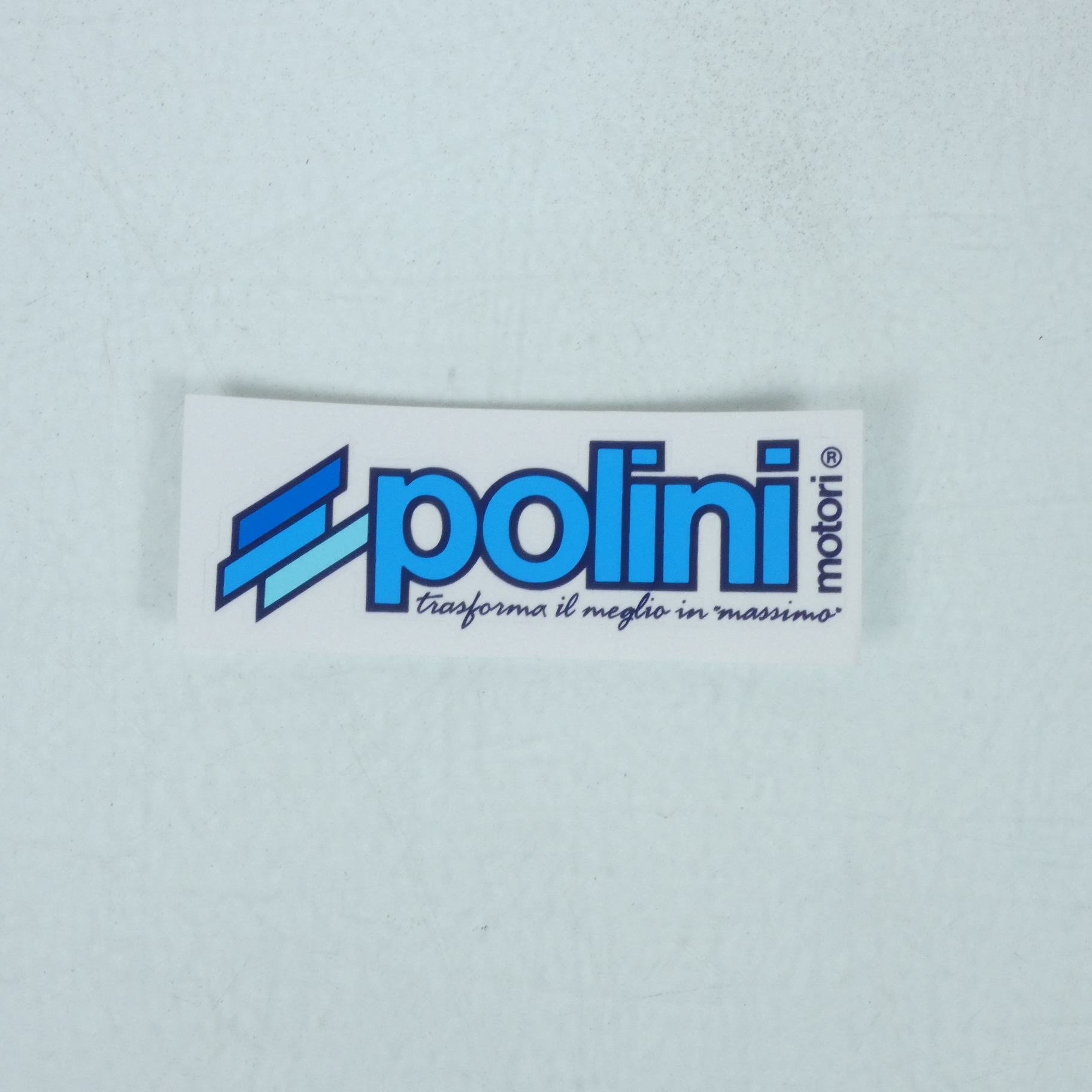 Autocollant stickers Polini 097.0034 BLUE LINE pour deux roues Neuf