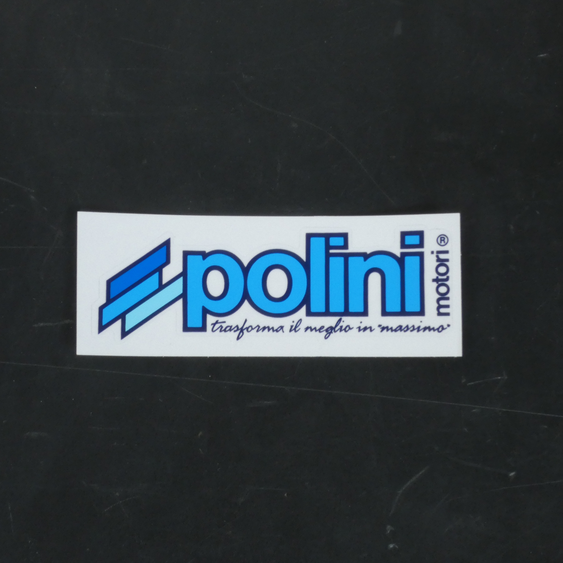Autocollant stickers Polini 097.0034 BLUE LINE pour deux roues Neuf
