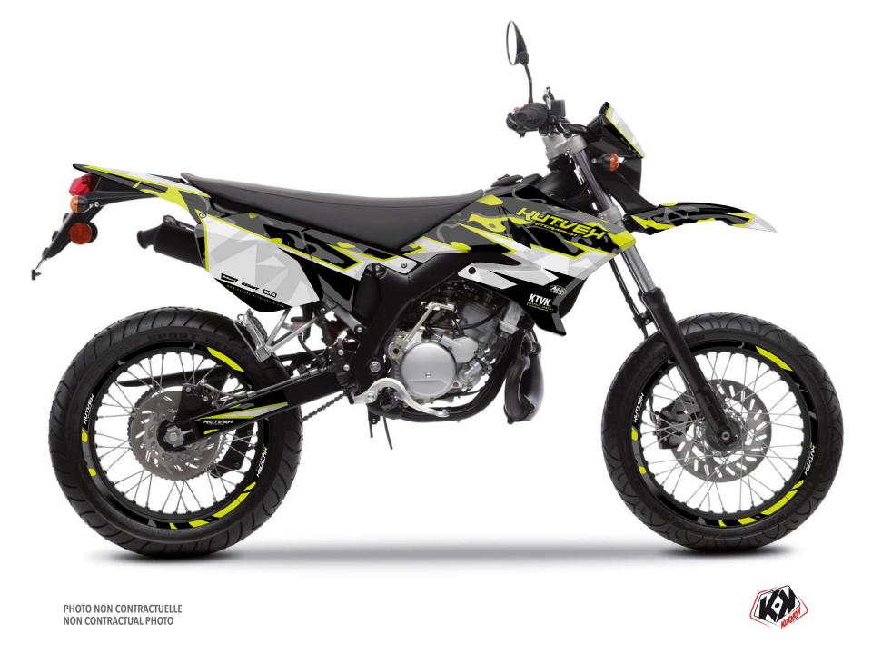 Autocollant stickers Kutvek pour Moto Derbi 50 Senda R Drd Pro 2007 à 2011 Neuf