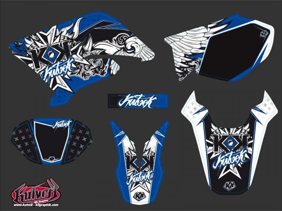 Autocollant stickers Kutvek pour Moto Yamaha 50 Dt X Sm (6T) 2007 à 2011 Neuf