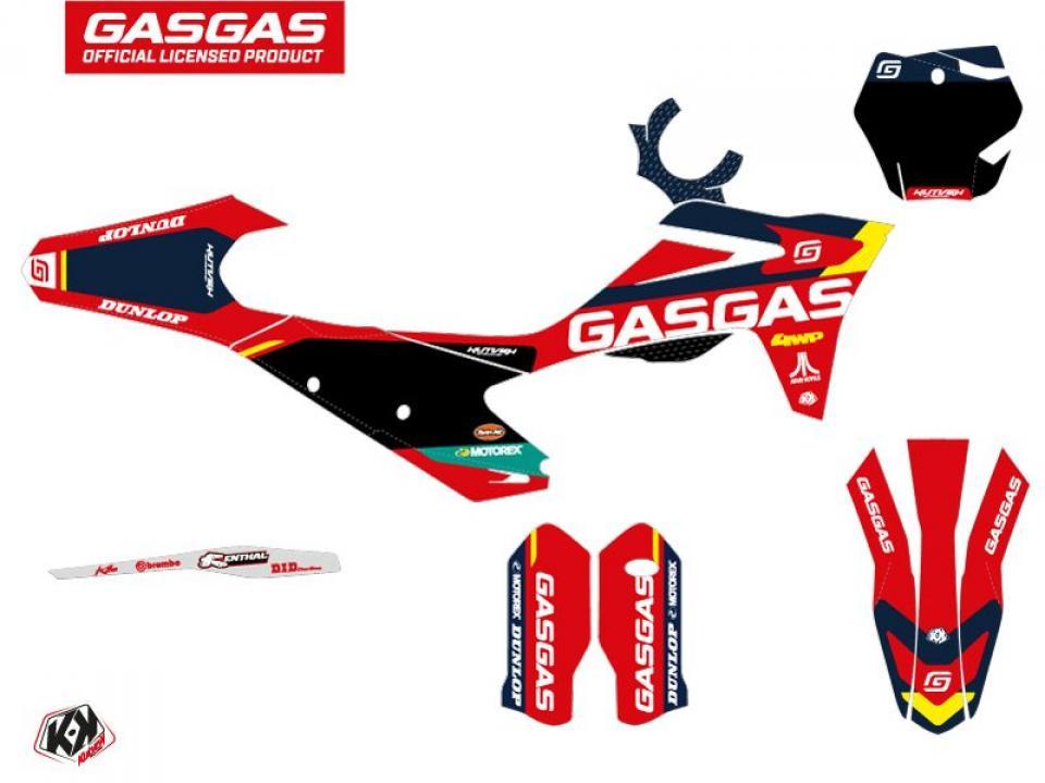 Autocollant stickers Kutvek pour Moto Gas gas 125 MC 2021 à 2023 Neuf