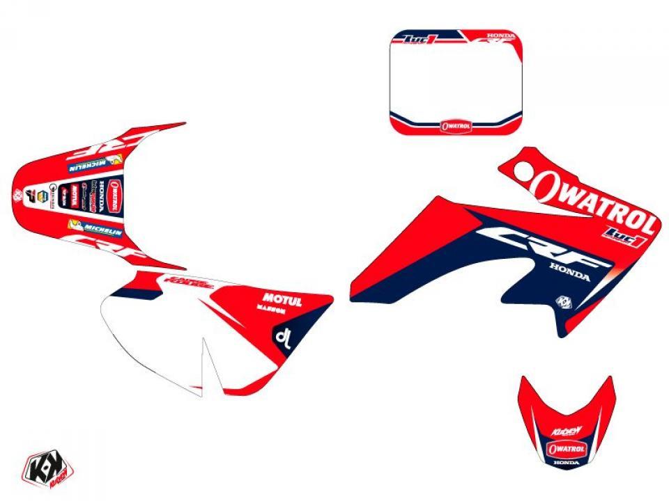 Autocollant stickers Kutvek pour Moto Honda 50 Cr-F 2007 à 2012 Neuf