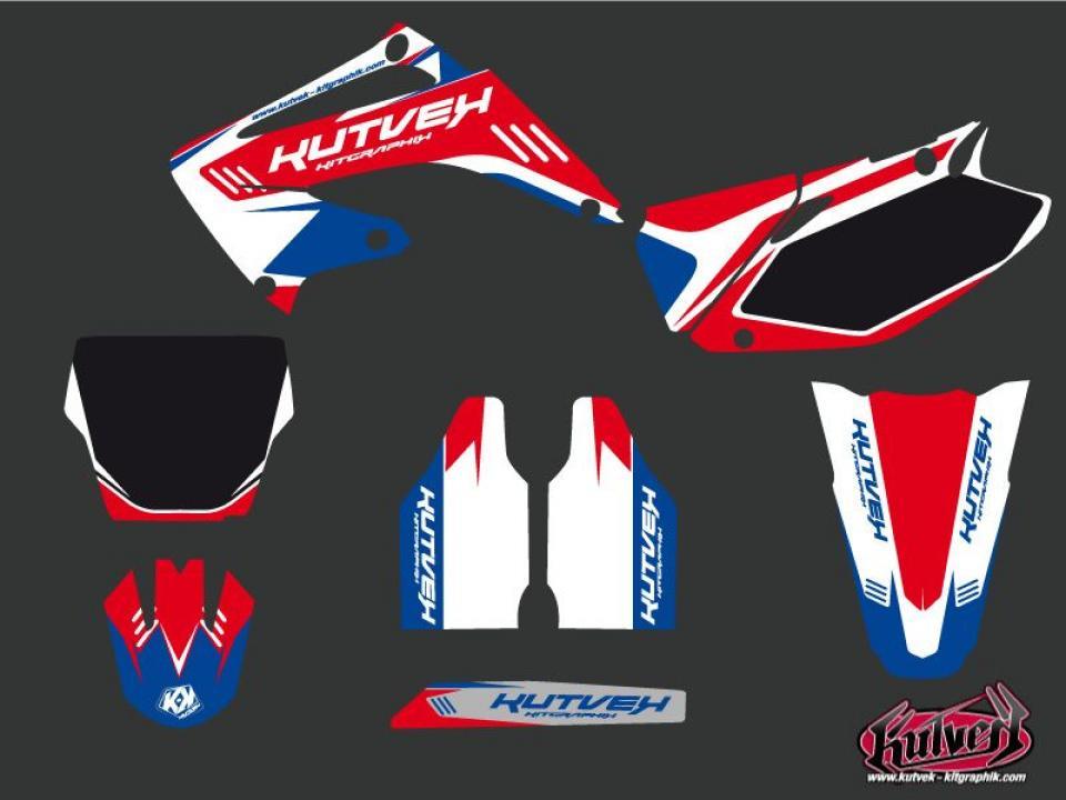 Autocollant stickers Kutvek pour Moto Honda 125 Cr R 1991 à 1992 Neuf