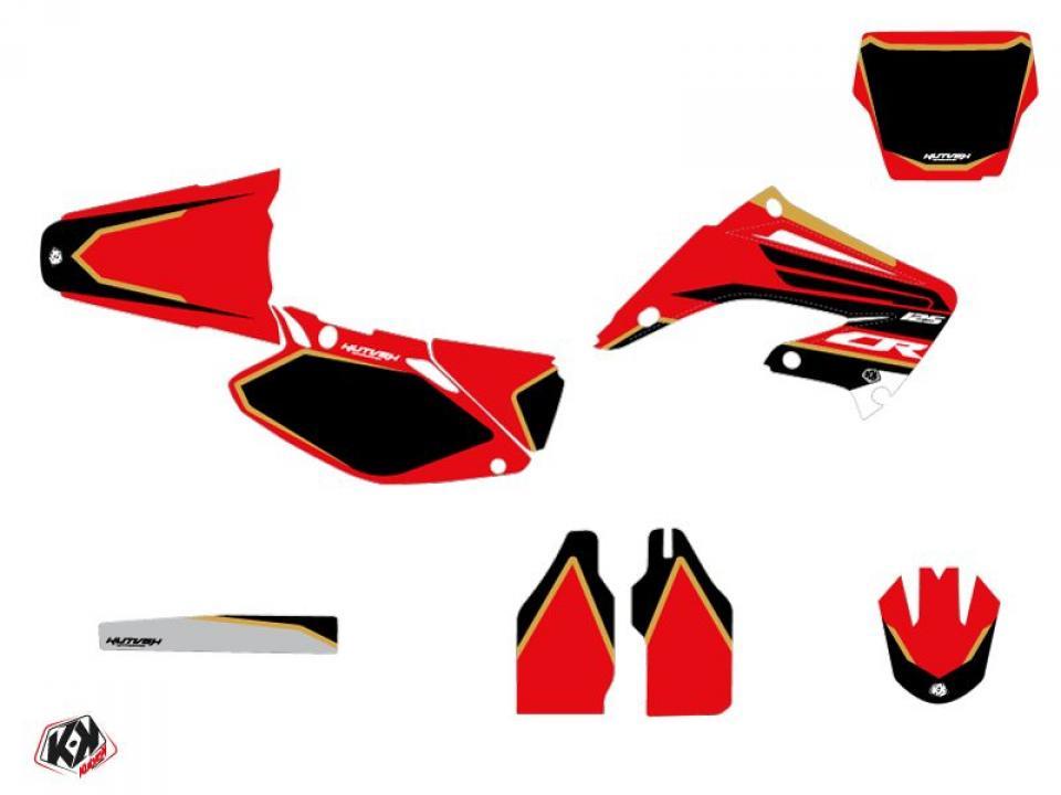 Autocollant stickers Kutvek pour Moto Honda 125 Cr R 1991 à 1992 Neuf