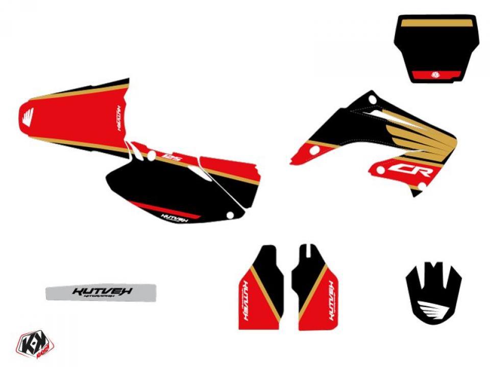 Autocollant stickers Kutvek pour Moto Honda 125 Cr R 1993 à 1994 Neuf