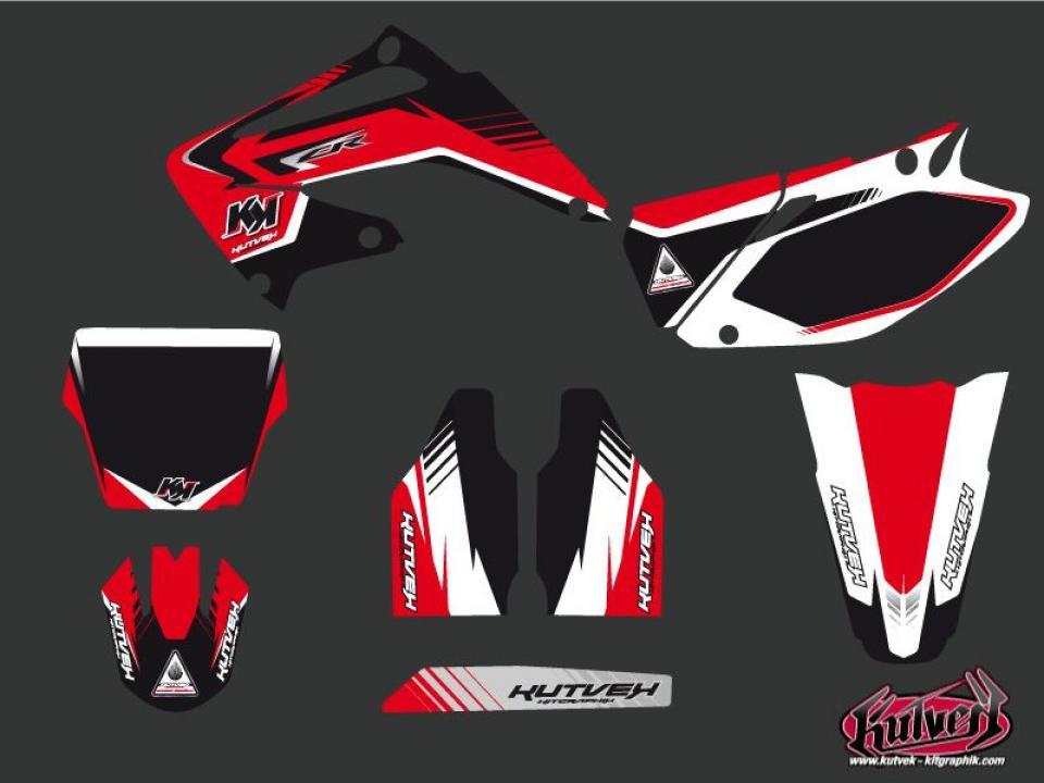 Autocollant stickers Kutvek pour Moto Honda 125 Cr R 1998 à 1999 Neuf