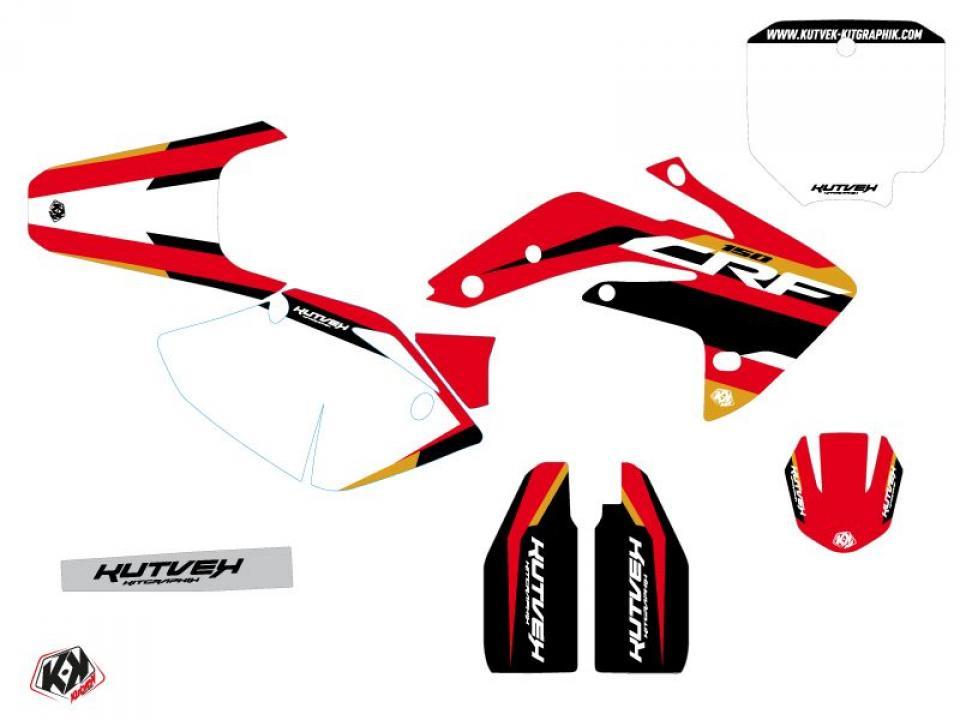 Autocollant stickers Kutvek pour Moto Honda 150 Cr-F R Petites Roues 2007 à 2024 Neuf